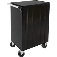 Industrial Tool Cart, 3 Drawers, 29-4/5" W x 21-1/5" D x 38-4/5" H, Black - Aurora Tools 