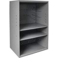 Abrasive Storage Cabinet with Pegboard, Steel, 19-7/8" x 14-1/4" x 32-3/4", Grey - Durham Manufacturing 057A-95-ND