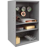 Abrasive Storage Cabinet with Pegboard, Steel, 19-7/8" x 14-1/4" x 32-3/4", Grey - Durham Manufacturing 057A-95-ND