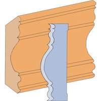 Large Cove Moulding Cutter Set - King Canada K-4537
