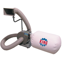 Portable Dust Collectors, 40" x 17" x 40" - King Canada KC-1105C