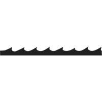 12-Piece Skip Tooth Scroll Saw Blades, Scroll cutting, 0.045" W x 5" L, 14 TPI - King Canada KSSB-SK07
