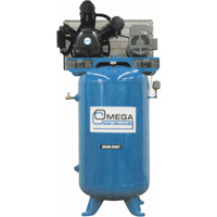 Industrial Series Air Compressors - Vertical Compressors - Two Stage, 66.6 Gal. (80 US Gal) - Omega Compressors TK-5080V-01M