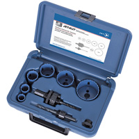 Premium Plumber's Holesaw Kit, 8 Pieces - JET 565205