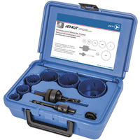 Premium Electrician's Holesaw Kit, 8 Pieces - JET 565206