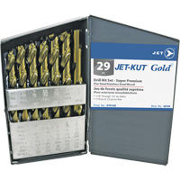 Jeu de forets de premi&egrave;re qualit&eacute; JET-KUT GOLD, 29 morceaux, Acier alli&eacute; - JET 570142
