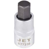 Bit Socket, Hex, 1/2" x 2" L, 1/2" Drive - JET 677316