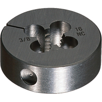 CLE-LINE Round Adjustable Die, Bright Finish, 3/4"-10 Thread, High Speed Steel - Walter Surface Technologies C65957