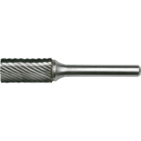 CLEVELAND Solid Carbide Burrs - Cylinder Shape with No End Cut, SA-2, 5/16" Dia., 1/4" Shank - Walter Surface Technologies C17610