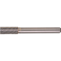 CLEVELAND Solid Carbide Burrs - Cylinder Shape with No End Cut, SA-6, 5/8" Dia., 1/4" Shank - Walter Surface Technologies C17556