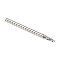 CLEVELAND Solid Carbide Burrs - Taper Shape Radius End 14°, 1/8" Shank - Walter Surface Technologies C17595