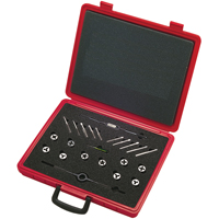 CLE-LINE Tap & Die Sets with Production Hand Taps and Carbon Steel Round Adjustable Dies, 20 Pieces - Walter Surface Technologies C67293