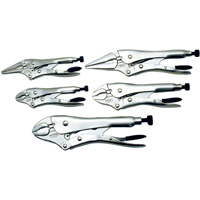 Jeu de pinces verrouillables super robustes LPS-5, 5 Morcea - JET 730335