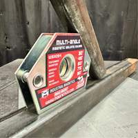 Magnetic Welding Squares, 4-3/8" L x 3/4" W x 3" H, 55 lbs. - Mag-Mate WS11094