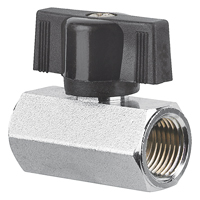 Mini Ball Valves, Brass, Manual, FNPT x FNPT - Dwyer MVB-TF3