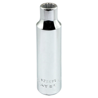 Douille, 27 mm, Prise 1/2", 12 pans, Profond - Gray Tools MD1227