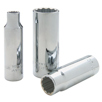 Douille, 27 mm, Prise 1/2", 12 pans, Profond - Gray Tools MD1227