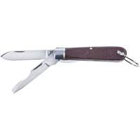 2-Blade Pocket Knife, 2-1/2" Blade, Carbon Steel Blade, Plastic Handle - Klein Tools 1550-2