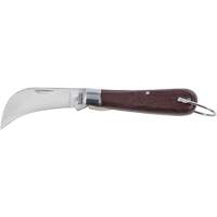 Pocket Knife with Hawkbill Slitting Blade, 2-5/8" Blade, Carbon Steel Blade, Plastic Handle - Klein Tools 1550-4