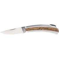 Pocket Knife with Drop Point Blade, 2-1/4" Blade, Stainless Steel Blade, Stainless Steel Handle - Klein Tools 44033