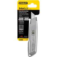 Couteau utilitaire &agrave; lame fixe Interlock, 5-1/2", Lame M&eacute;tal - Stanley Tools 10-299