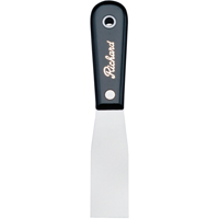Putty Knife Stiff, Steel Blade, 1-1/4" Wide, Polypropylene Handle - Richard P-1 1/4-S