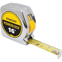Ruban &agrave; mesurer Powerlock, 3/4" x 16', Marques de goujon Imp&eacute;rial - Stanley Tools 33-116