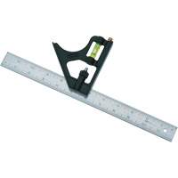 Combination Square, 12" L, 1/8"/1/16"/1/32" Graduations - Stanley Tools 46-222
