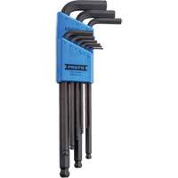 Round Head Hex Key Set, 9 Pcs., Metric - Proto J4996