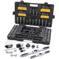 SAE/Metric Ratcheting Tap & Die Set, 114 Pieces - Gearwrench 82812