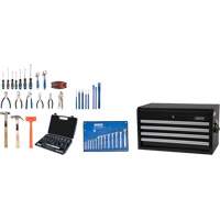Ensemble d'outils de d&eacute;part avec coffre en acier, 70 morceaux - Outils Aurora 