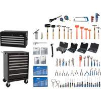 Master Tool Set with Steel Chest and Cart, 236 Pieces - Aurora Tools 