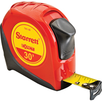 Ruban &agrave; mesurer Autolock, 1" x 30', Marques de goujon 1/16" - Starrett KTX1-30-N