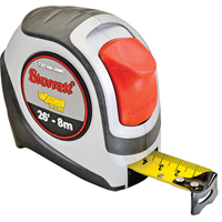 Ruban &agrave; mesurer s&eacute;rie KTXP, 1" x 26'/8 m, Marques de goujon 1/16" - Starrett KTXP106-26ME-N