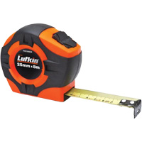 P1000 Series Measuring Tape, 25 mm x 8 m, cm/m Graduations - Lufkin By Crescent PHV1048CMN