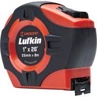 P1000 Series Measuring Tape, 1" x 26'/8 m, in./cm Graduations - Lufkin By Crescent PHV1048CMEN