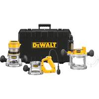 Ensemble toupie &agrave; trois bases - DEWALT DW618B3