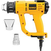 Heavy-Duty LCD Heat Gun, 150°F - 1100°F (65°C - 600°C) - DEWALT D26960