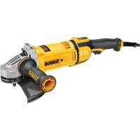 Large Angle Grinder with No Lock-On Switch, 9", 120 V, 15 A, 6500 RPM - DEWALT DWE4599N