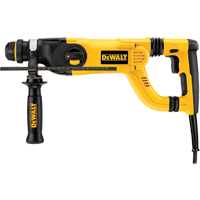 D-Handle SDS Rotary Hammer, 5/32" - 5/8", 8 A, 0-4300 BPM, 0-1150 RPM, 2.1 ft.-lbs. - DEWALT D25263K