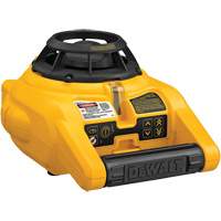 Ensemble de laser rotatif autoniveleur int&eacute;rieur et ext&eacute;rieur, 150' (45 m), 635 N.m - DEWALT DW074KD