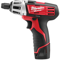 Ensemble perceuse/tournevis sous-compact sans fil, 1/4", 12 V, 150 lb-po couple max., Lithium-ion bloc-pile - Milwaukee 2401-22
