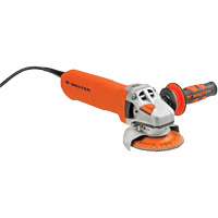 Mini Grinder with ZIP Grinding Wheels, 4-1/2", 120 V, 8 A, 10000 RPM - Walter Surface Technologies 