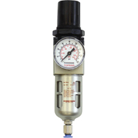 Modular Filter/Regulator, 1/4" NPT, 150 PSI, 0.5 fl.oz. Capacity - Topring 51.250