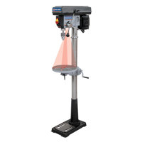 Perceuses &agrave; colonne de plancher avec laser, 13", Mandrin 5/8", 3600 tr/min - King Canada KC-116FN