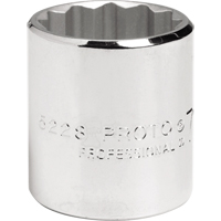 SAE Socket, 7/16", 3/8" Drive, 12 Points - Proto J5214