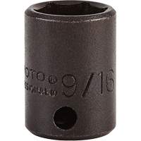 Socket, Impact, 9/16", 3/8" Drive, 6 Points - Proto J7218H