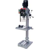 Gearhead Drilling Machine, 1/2" Chuck, 6 Speed(s), 19-1/2" W x 21-3/4" L, #3 Morse - King Canada KC-40HS-6