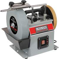 Wet/Dry Sharpener, 10" Wheel Diameter, 1/4 HP, 115 RPM - King Canada KC-4900S