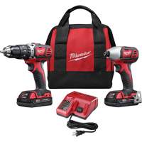 Ensemble deux outils sans fil combin&eacute;s M18, Lithium-ion, 18 V - Milwaukee 2697-22CT